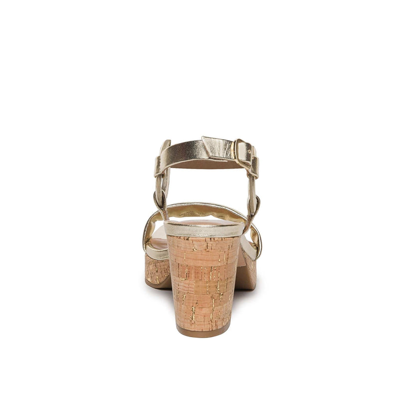 Bernardo Candace Platform Sandaler Dame Guld | AXU6746MP