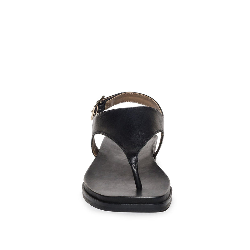 Bernardo Concord Thong Flade Sandaler Dame Sort | JHN927VK