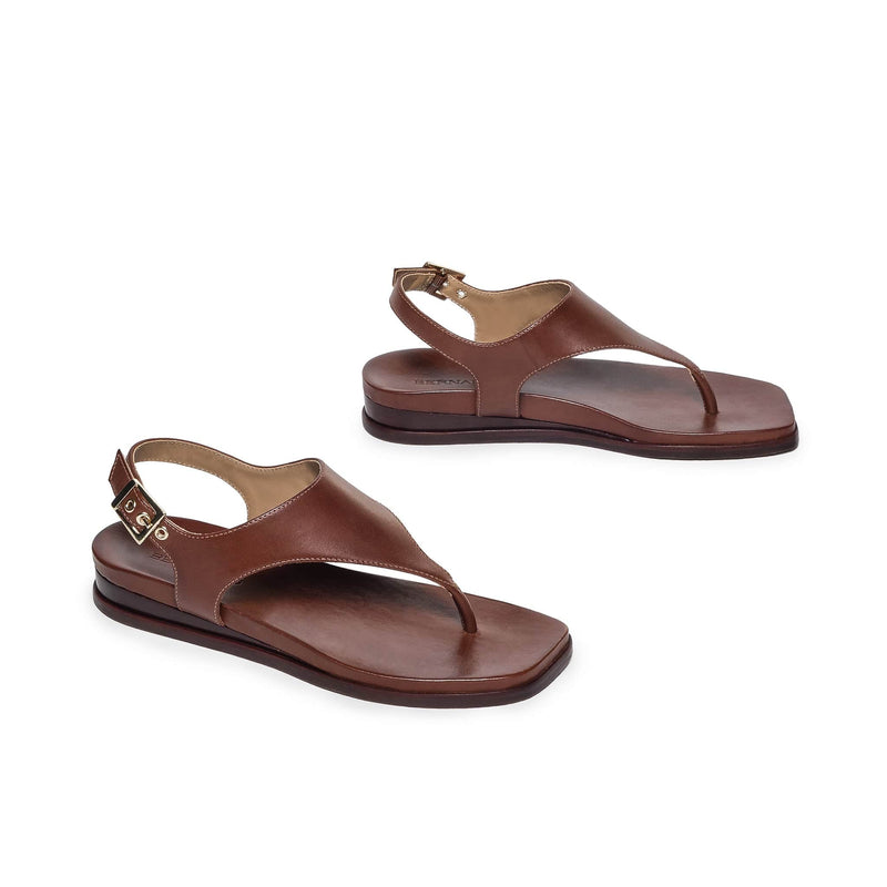 Bernardo Concord Thong Flade Sandaler Dame Chokolade | JYE203WC