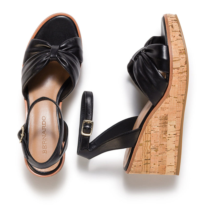 Bernardo Kearny Kile Sandaler Dame Sort | WUZ7110FY