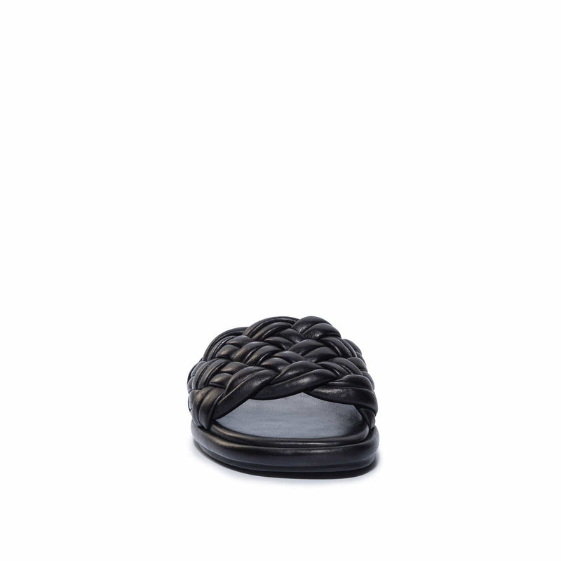 Bernardo Troy Woven Slidesandaler Dame Sort | RGO613BD