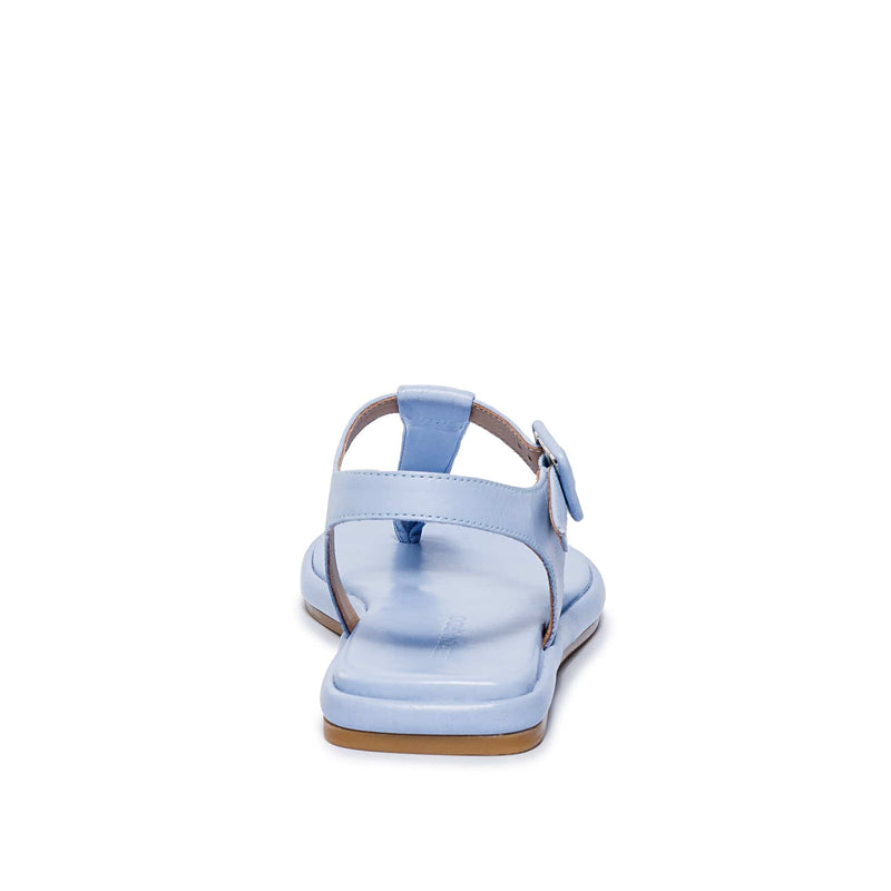 Bernardo Tucson T-Strap Flade Sandaler Dame Blå | LRI9115MM