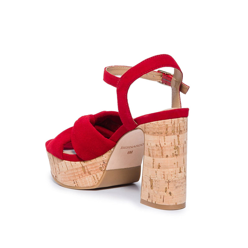 Bernardo Veronika Platform Sandaler Dame Rød | ZZX456MT