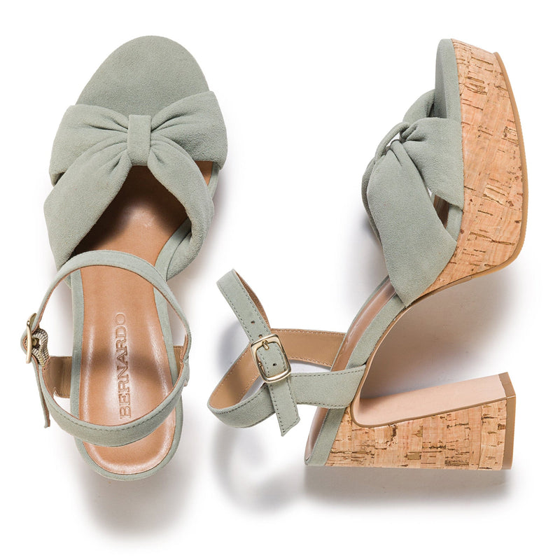Bernardo Veronika Platform Sandaler Dame Lysegrøn | DDF833YX